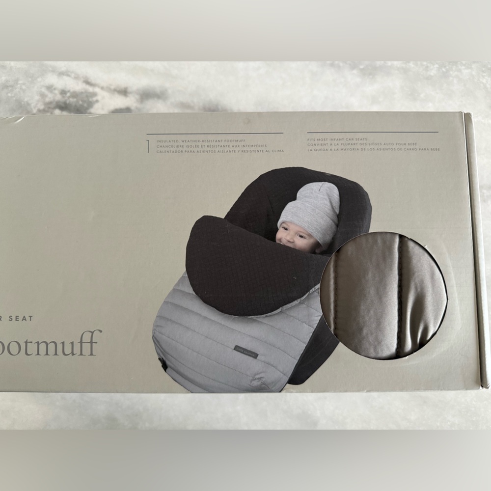 Little Unicorn Car Seat Footmuff in Mushrooms color • NIB - Picture 4 of 11